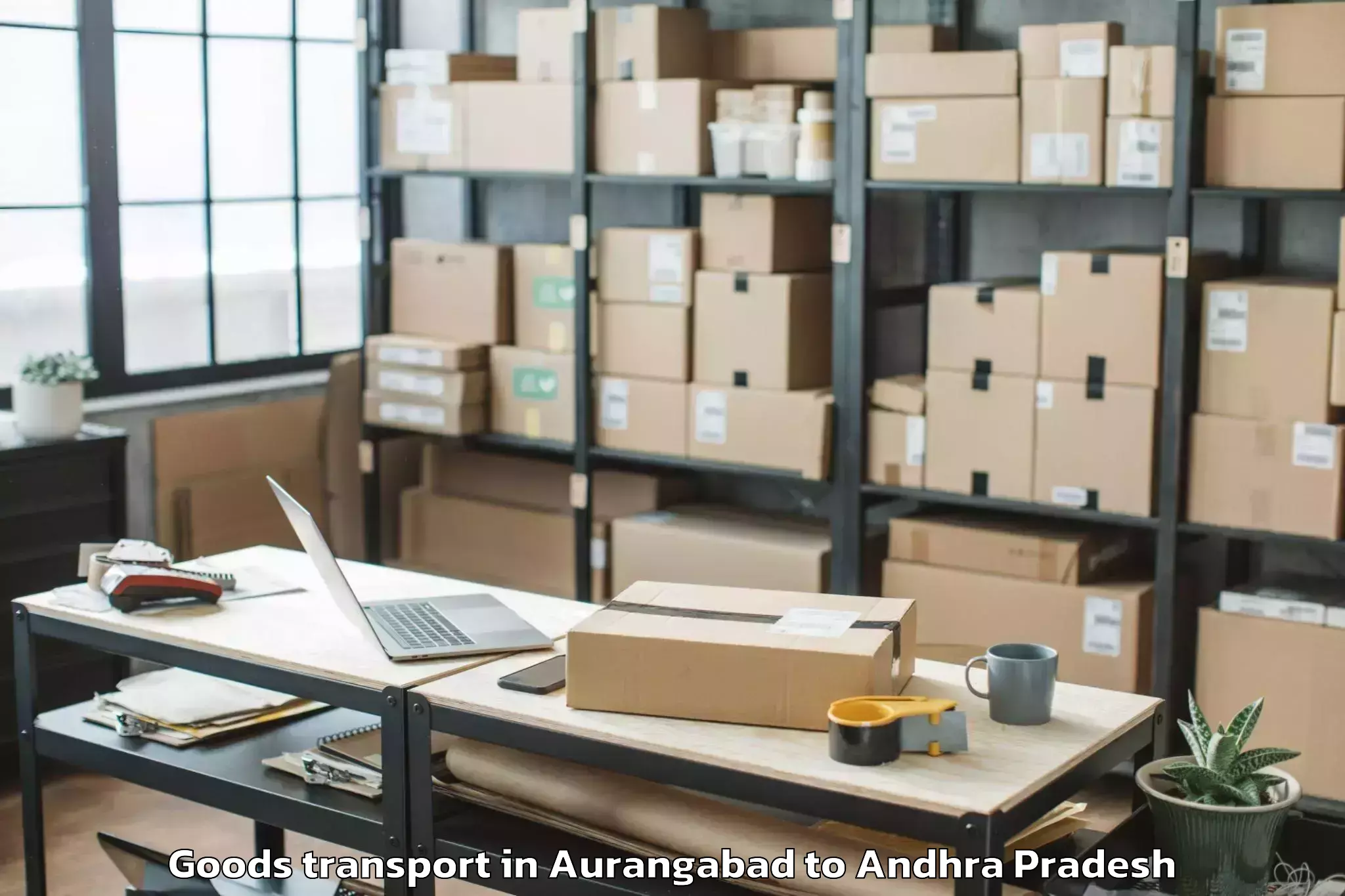 Leading Aurangabad to Vizianagaram Goods Transport Provider